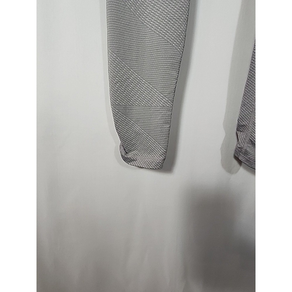 Prana Misty Legging Cropped Ruched Cuff High Rise Stretch Grey Textured Womens S - Picture 2 of 12